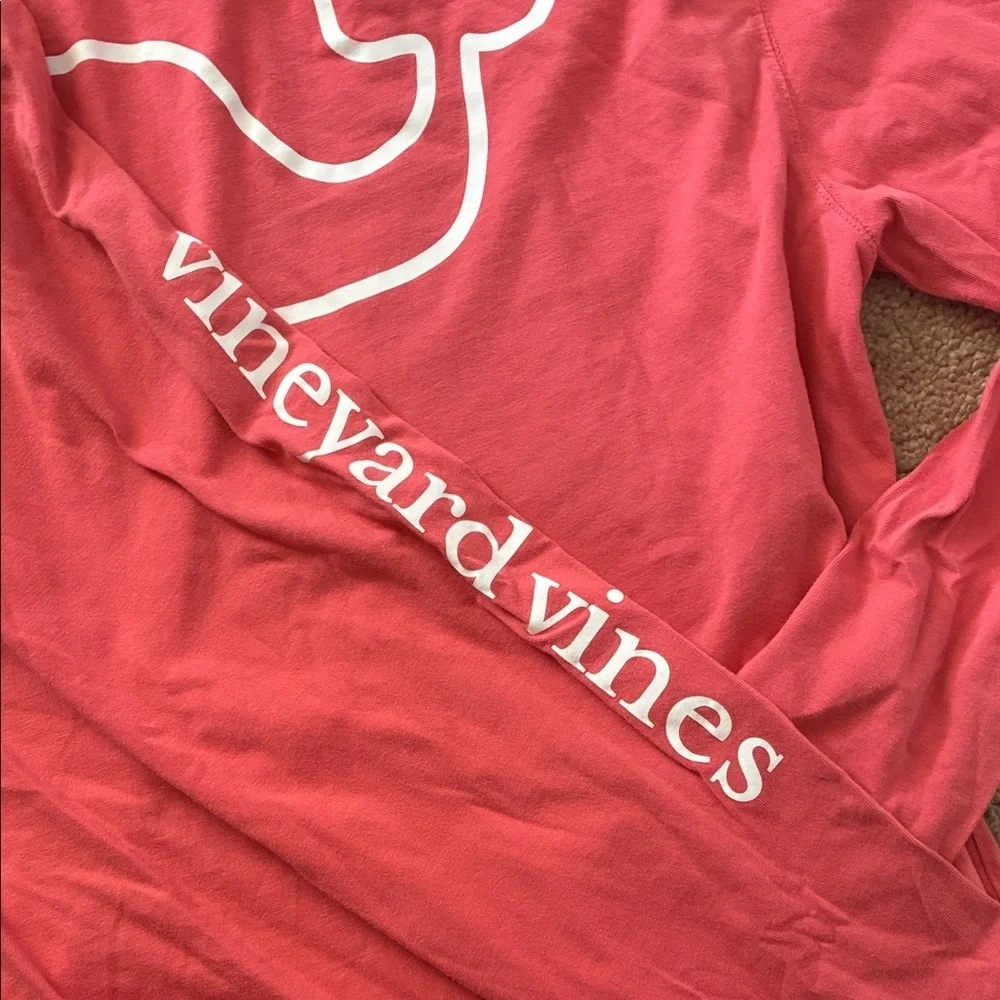 Vineyard Vines Coral Long Sleeve Size S